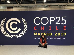 Attending COP25 UN Climate Conference in Madrid Spain